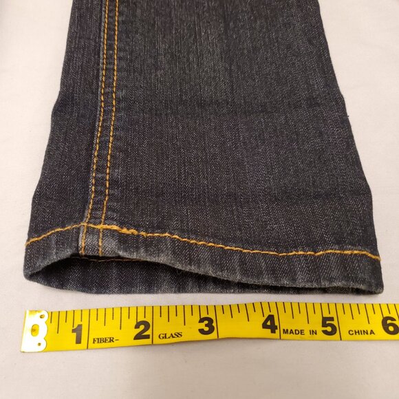 SO Juniors Super Skinny Dark Blue Low-Rise Jeans Long Inseam - (3 Juniors) - Picture 13 of 13